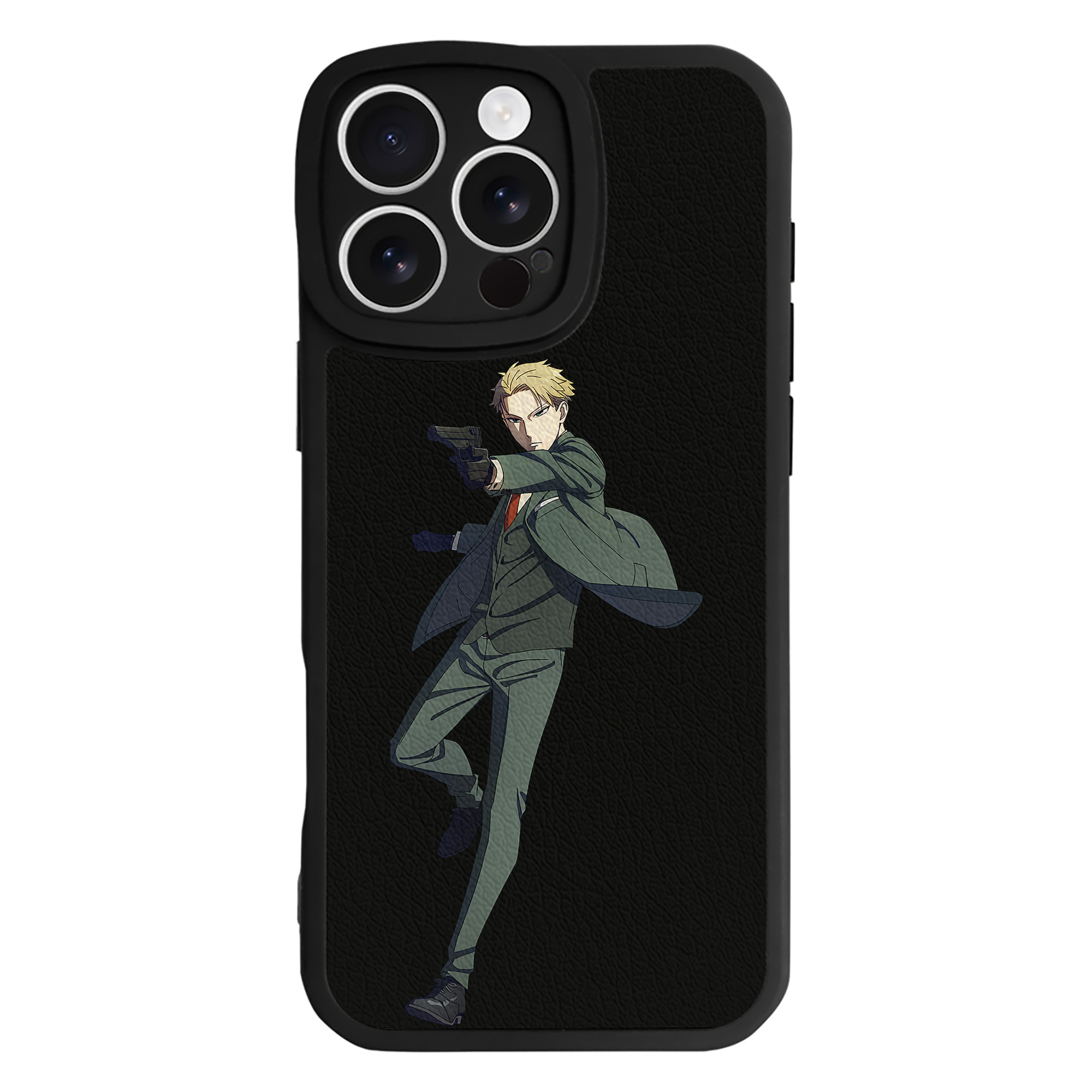 （画像用） SPY×FAMILY间谍家家酒 【iPhone 16シリーズ対応】シリコンスマホケース（レザー調） 材質：シリコン